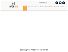 Tablet Screenshot of infornet.com.br
